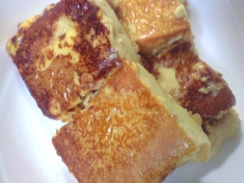 低糖質 高野豆腐でフレンチトースト レシピ 作り方 By 糸楊枝 楽天レシピ